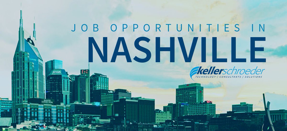 kellerschroeder's tweet photo. NASHVILLE OPENING >> We are is seeking a Select Account Manager to join our Nashville team. The position serves as a sales professional for Cloud/Network/Systems/Security solution opportunities is focused on generating new clients. #ITjobs #TN

Learn more: https://t.co/UAmQHlL5Iq https://t.co/Uz3ke4Gf68