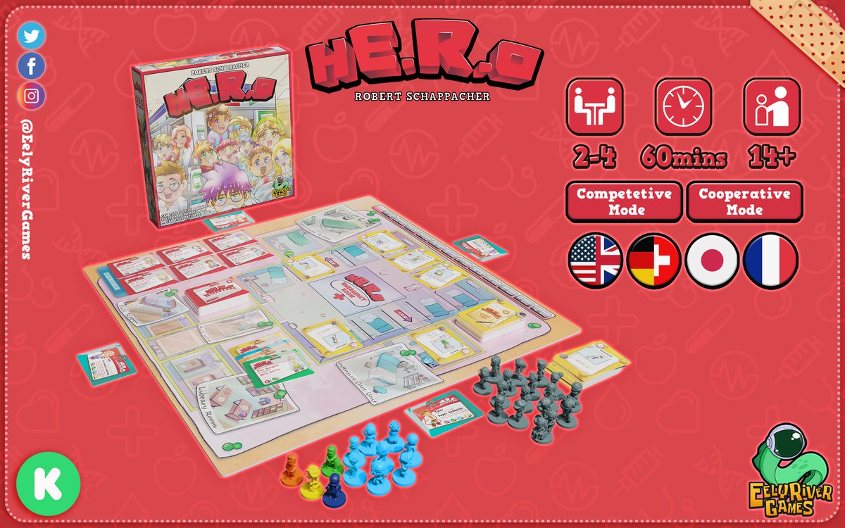 EelyRiverGames's tweet photo. No artwork for a change ☺️ Seeing some game material of #HeroTheGame, what do you think? ♟️ #boardgames #boardgame #kickstarterboardgames @ksboardgames https://t.co/0kwBcJ8vZd