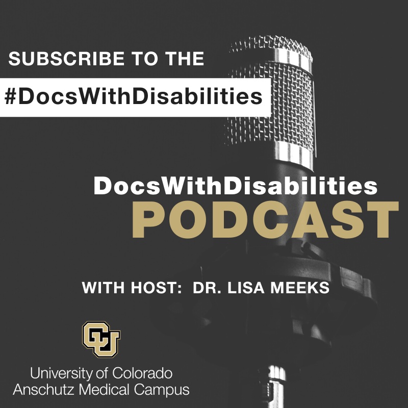 Lisa Meeks, PhD, hosts #DocsWithDisabilities. A podcast of critical conversations with the stakeholders that work to ensure medicine remains an equal opportunity profession. @meekslisa
<a href="/DocsWith/">The DocsWithDisabilities Initiative</a>
#NationalDisabilityEmploymentAwarenessMonth
podcasts.apple.com/us/podcast/doc…
