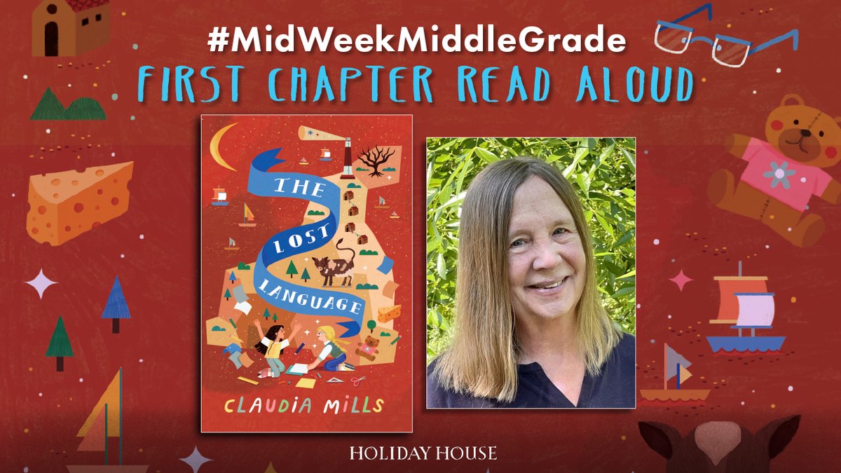 HolidayHouseBks's tweet photo. #MidWeekMiddleGrade is here with a #readaloud of THE LOST LANGUAGE! Join author @claudia_cmills for a sneak peek at this compelling new verse novel. #TheLostLanguage #mglit #versenovel
https://t.co/b56PP2xRHl https://t.co/TxSyGJRPmR