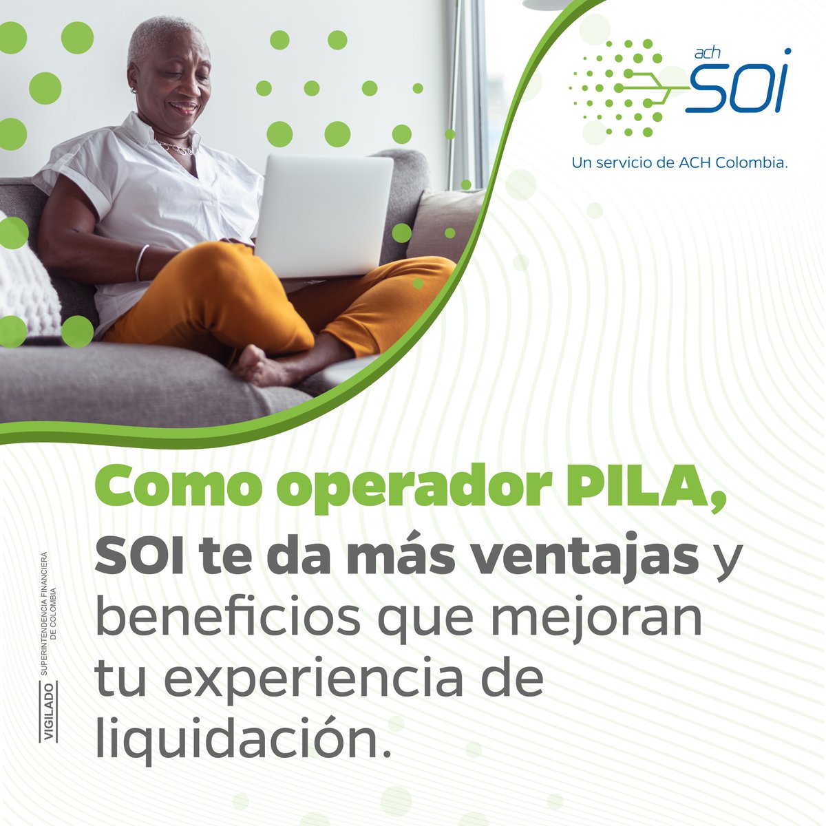 ACHColombia_'s tweet image. Liquidar y pagar tu planilla con SOI es mucho más fácil. Ve al link y conoce todo lo que tenemos para ofrecerte.  bit.ly/2SHOkXYb ⬅️🧐

#Planilla #SOI #Liquidar #PILA #Operador