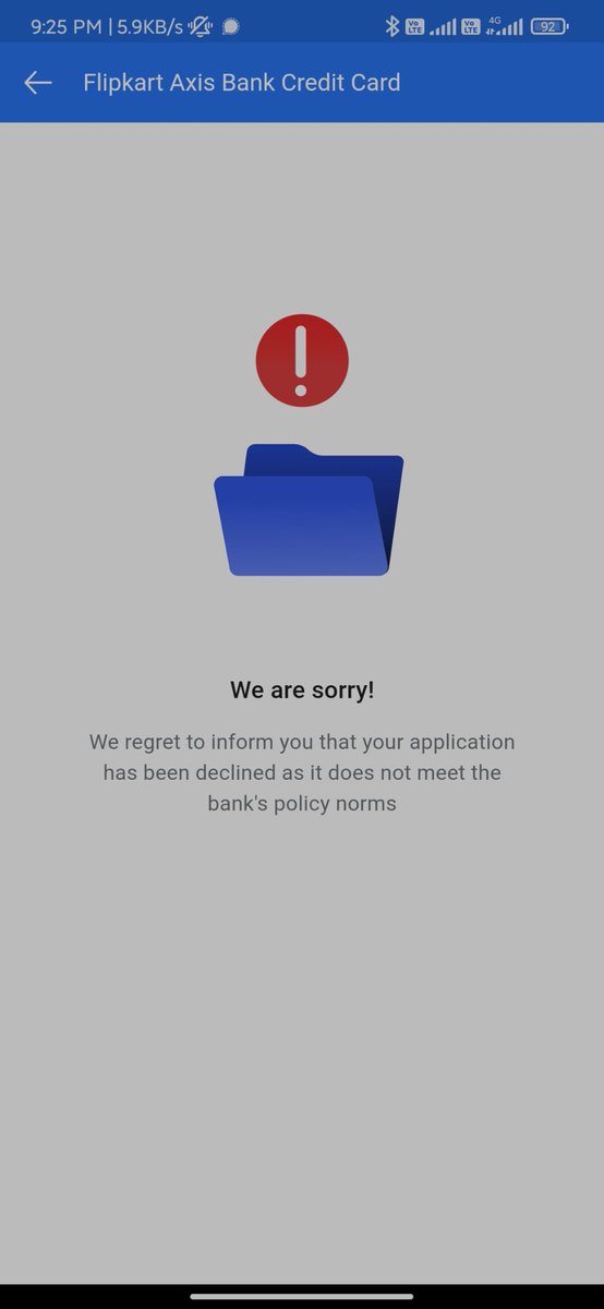 supercoolanshu's tweet photo. @AxisBankSupport @AxisBank Time and agin my request to get Flipkart Credit card is getting denied without any information. I am having a cibil of 800+ I got calls from almost all banks to get loans and card but still axis denies my application. Can you atleast tell me what' on? https://t.co/fmkOdsklIb