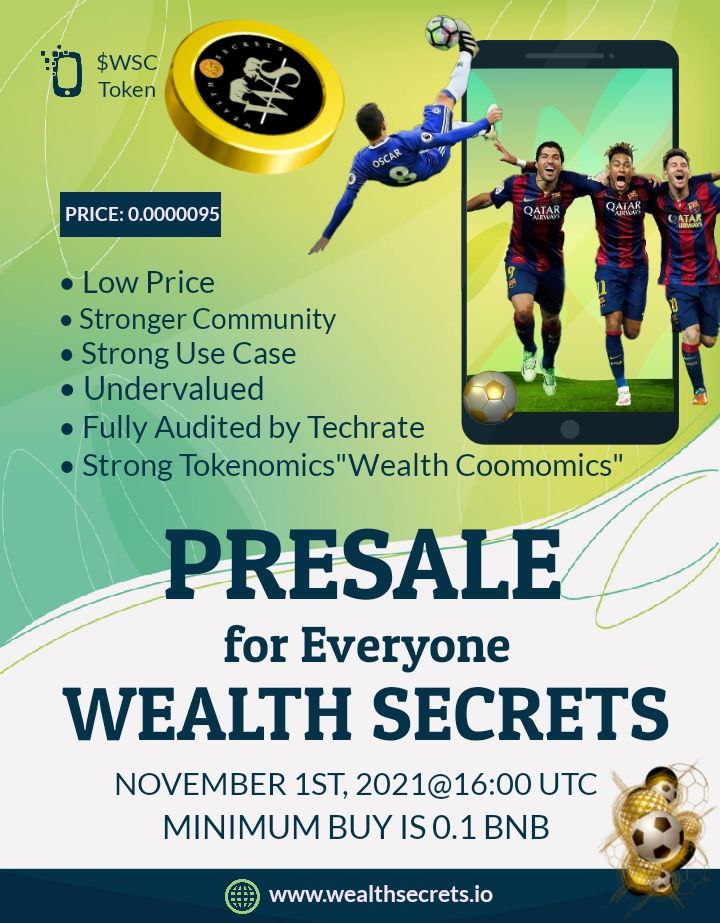 WSecrets_WSC's tweet photo. #BTC just broke the #ATH . Good news for those who held since the dip. 
There's a reason why $WSC will have LP positions in #BNB #BTC and #ETH 
Get in now 😃 https://t.co/6Gh2bAvMiu
Presale is 1st November, 2021. #WSBetticos https://t.co/TilL7rwHmA