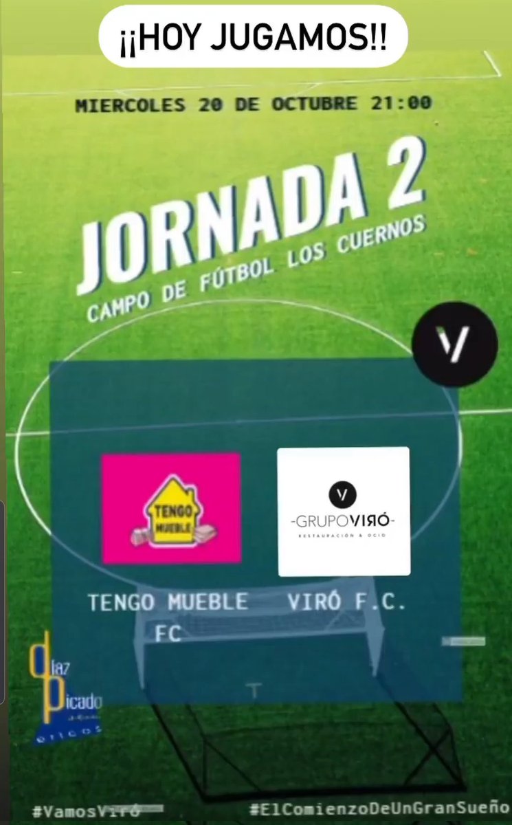 FcViro's tweet photo. Hoy comenzamos la temporada @Futormes. Esperamos disfrutar y dar una buena imagen para el equipo.
#VamosViró #ElComienzoDeUnGranSueño https://t.co/RlRlH8kk2p