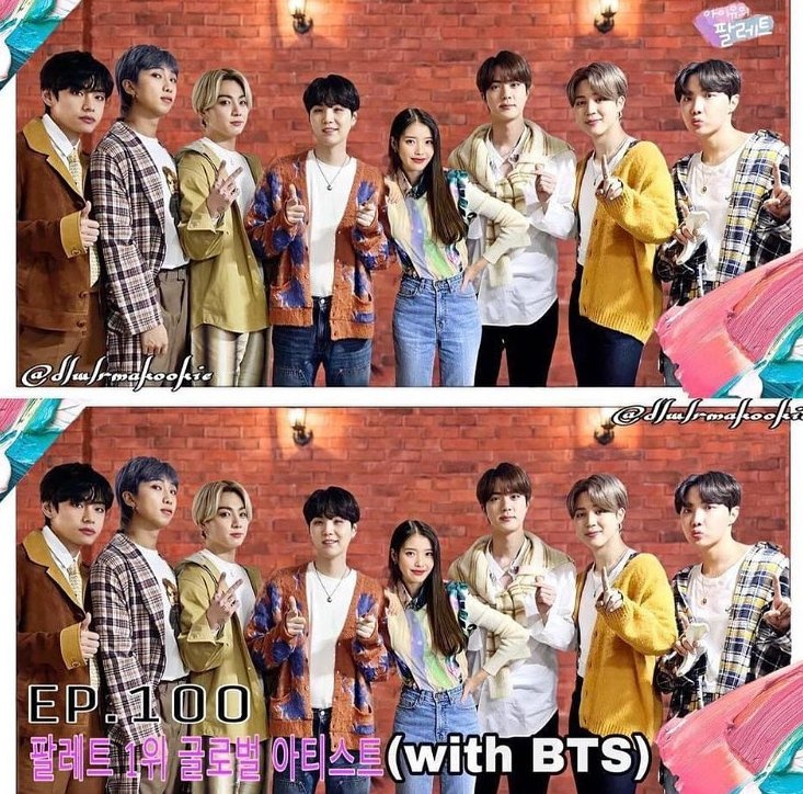 kookie29019383's tweet photo. BTS ON IU PALETTE #iu #bts #btsiu #btscollab #iucollab #btsxiu #collab #BTS #KimTaehyung #JUNGKOOK #IU #JIMIN #RM #V #JHOPE #SUGA #jin https://t.co/ZXSGyLyYva