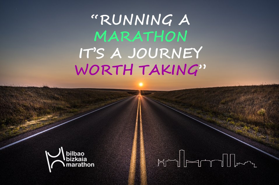 bbmarathon's tweet photo. Correr 🏃‍♀️ un maratón es un viaje que merece la pena 😍.

Running a marathon is a journey 🌍 worth taking 🤩.

Maratoi bat korritzea ❤️merezi duen bidaia da 😎.

#BilbaoBizkaiaMarathon #BilbaoMarathon #RunBilbaoBizkaia #Bilbao #Bizkaia #journey #viaje #bidaia #RunBB #BBMarathon https://t.co/yIMegjUTGx