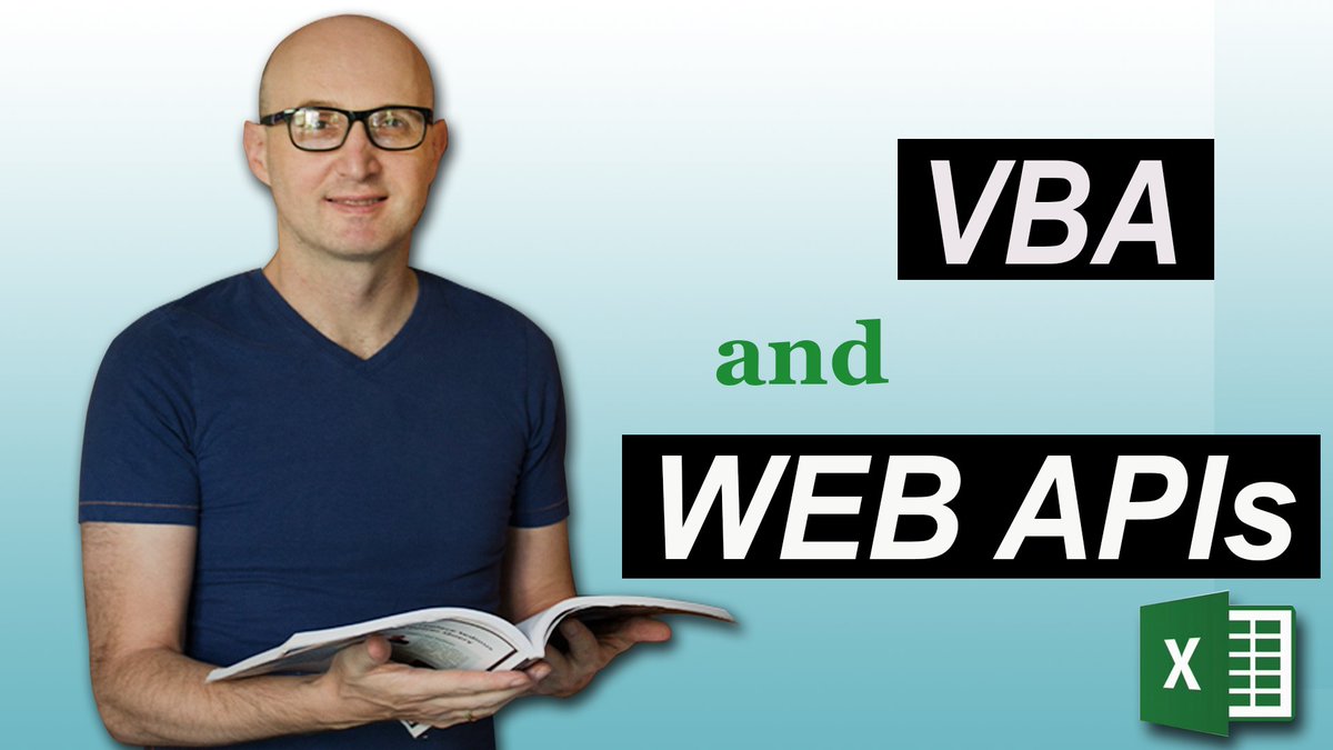 Check out my latest video on using Web APIs with VBA. 
You can download working examples and a quick start template from the description below the video.

youtu.be/KZeYKZJzQIk

#ExcelVBA #ExcelWebAPI #VBAAPIData