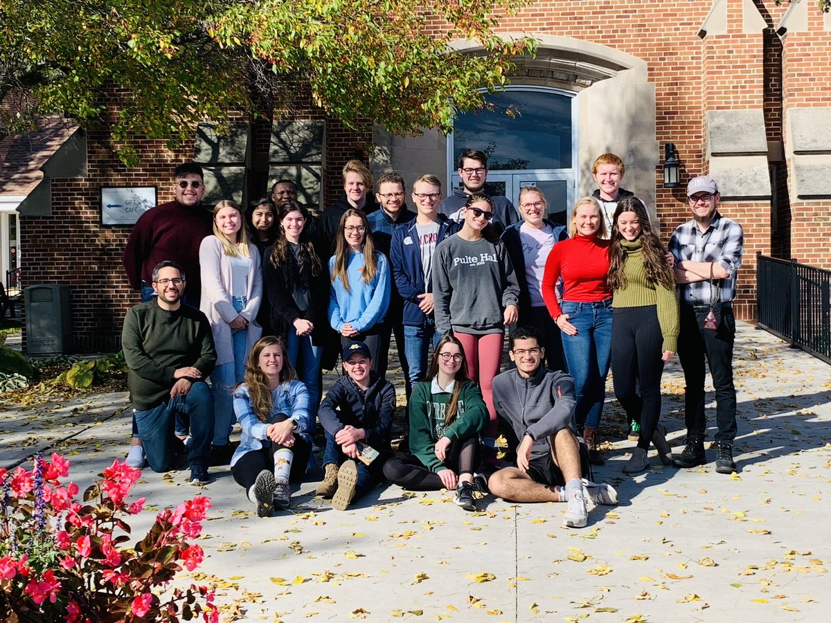 HolyCrossND's tweet photo. The fall break Marian Pilgrimage group visited the Shrine of Our Lady of Good Help and went hiking in scenic northern Wisconsin!
#fallbreak2021 https://t.co/REYHI2aVQx