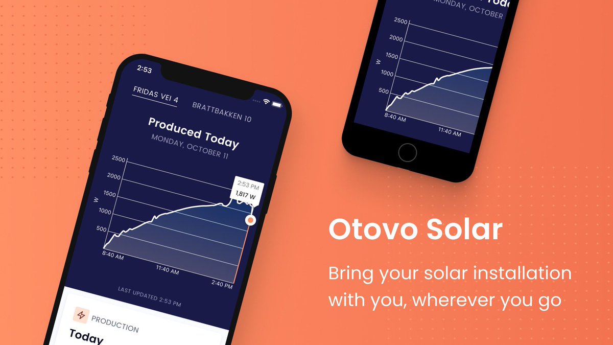 OtovoSolar's tweet photo. ☀️🔋: New version of the @OtovoSolar app is out. Enjoy your solar energy system even more! https://t.co/aMZ8URJawn