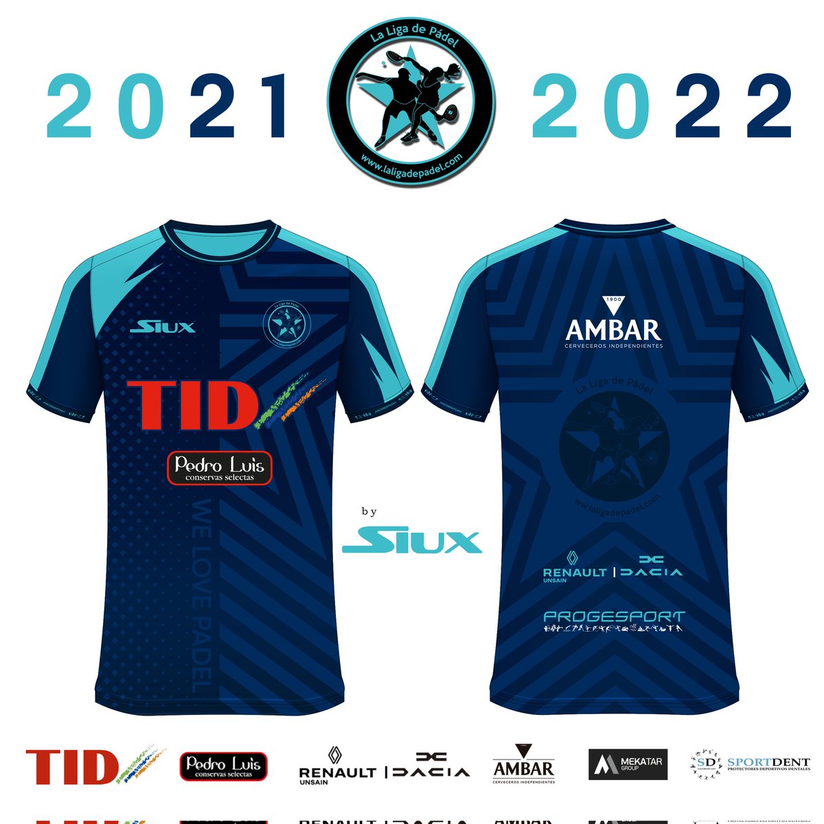 Camiseta para jugadores de #laligadepadel 2021/2022
<a href="/Siuxpadel_es/">SIUX</a>
<a href="/PedroLuisConser/">Conservas Pedro Luis</a> <a href="/unsaingrupo/">Unsain Grupo</a>
<a href="/cervezasambar/">Cervezas Ambar</a> <a href="/ProgesportEv/">Progesport</a>
#pádel #navarra #equipos #padelsocial