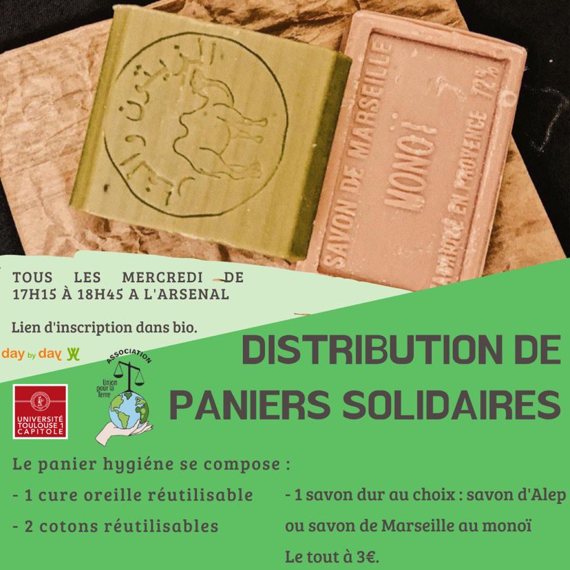 AssoUnionTerre's tweet photo. Les paniers solidaires sont de retour dès le mercredi 27 octobre ! 
Ils sont composés de produits locaux, bio et de saison.

Pour commander votre panier dès maintenant, inscrivez vous sur le lien ci-dessous :
https://t.co/112vyhP7Kq

N’hésite pas à nous contacter ☺️
@UT1Capitole https://t.co/fUZR7RjcGT