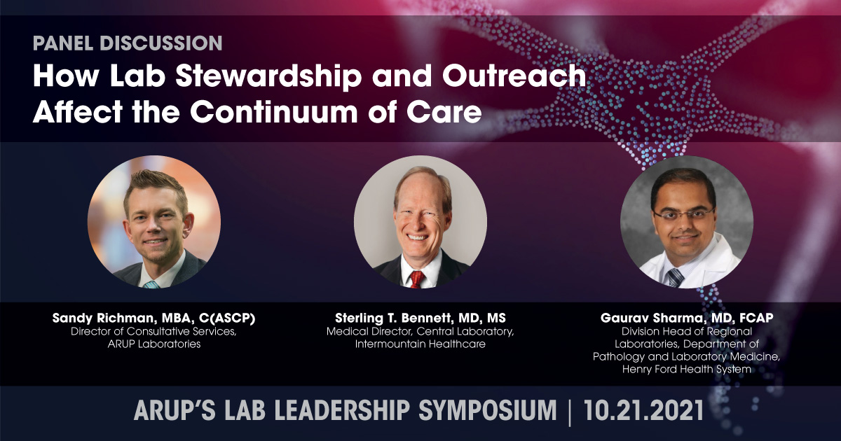 ARUPLabs's tweet photo. Final day to register! Don’t miss our upcoming half-day, virtual symposium for lab leaders! Our fantastic lineup of speakers will address how to reach clinical and operational teams and prove the value of your lab. Register today: https://t.co/ELis932W7v #lableaders21 https://t.co/UW74L6rclS