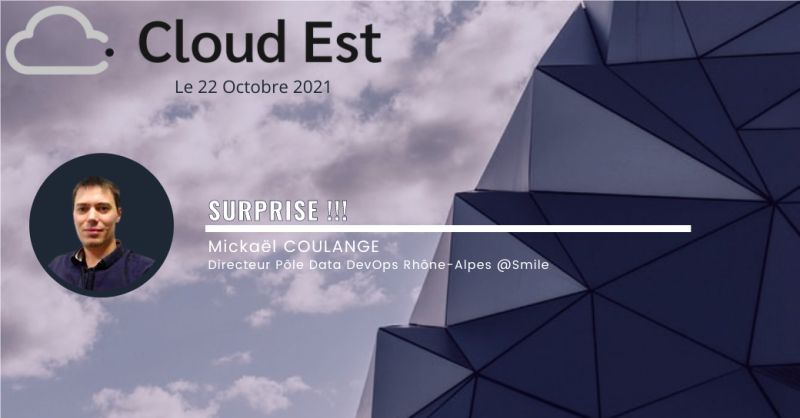 🕰️J-1☁️Talk surprise ?🎙️🧐

RDV vendredi à 13h30, avec Mickael COULANGE Directeur du pôle Data &amp; Ops Rhône-Alpes chez <a href="/GroupeSmile/">Smile - I.T is open</a> !

Avec +de 10 ans d'exp dans l'IT et un engagement open-source fort, Mickaël vous a concocté de quoi vous régaler 🤩🥳!
↪️bit.ly/3usGQXt
