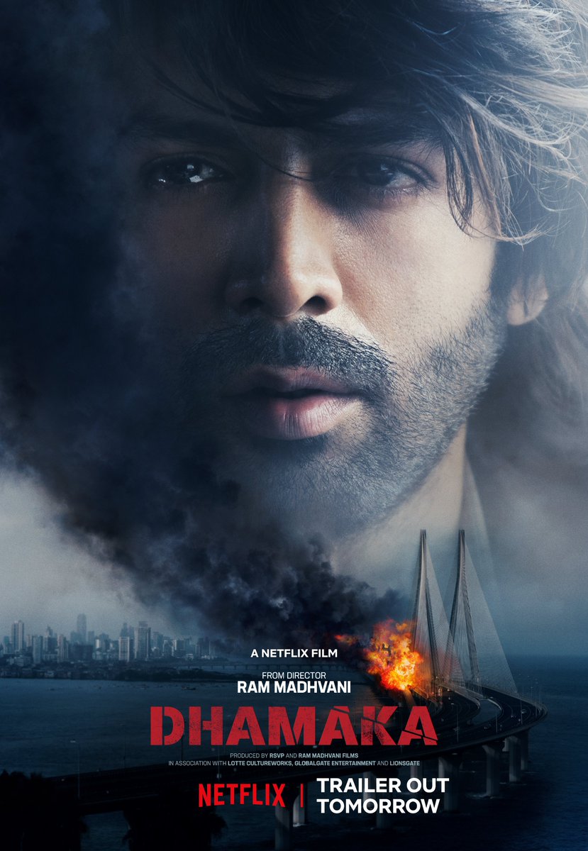WatcherOtt's tweet photo. @NetflixIndia to premiere Kartik Aaryan-starrer Dhamaka on November 19
https://t.co/2kvoFPJ8Tr    @amita_madhvani  @PuneetVuneet  #Entertainment  #EntertainmentNews  #entertainer #Netflix #streaming  #STREAM https://t.co/tTpdpBlfMt