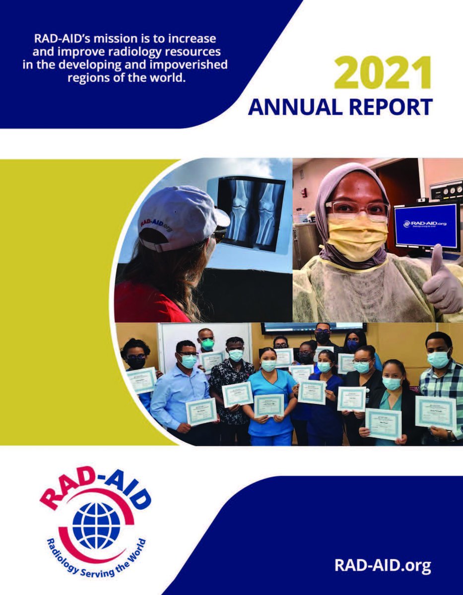 Learn about how RAD-AID's team of dedicated program leaders and volunteers successfully continued their #globalhealth work and strengthened their partnerships throughout 2020-2021 in our annual report: bit.ly/2Z8uCI4