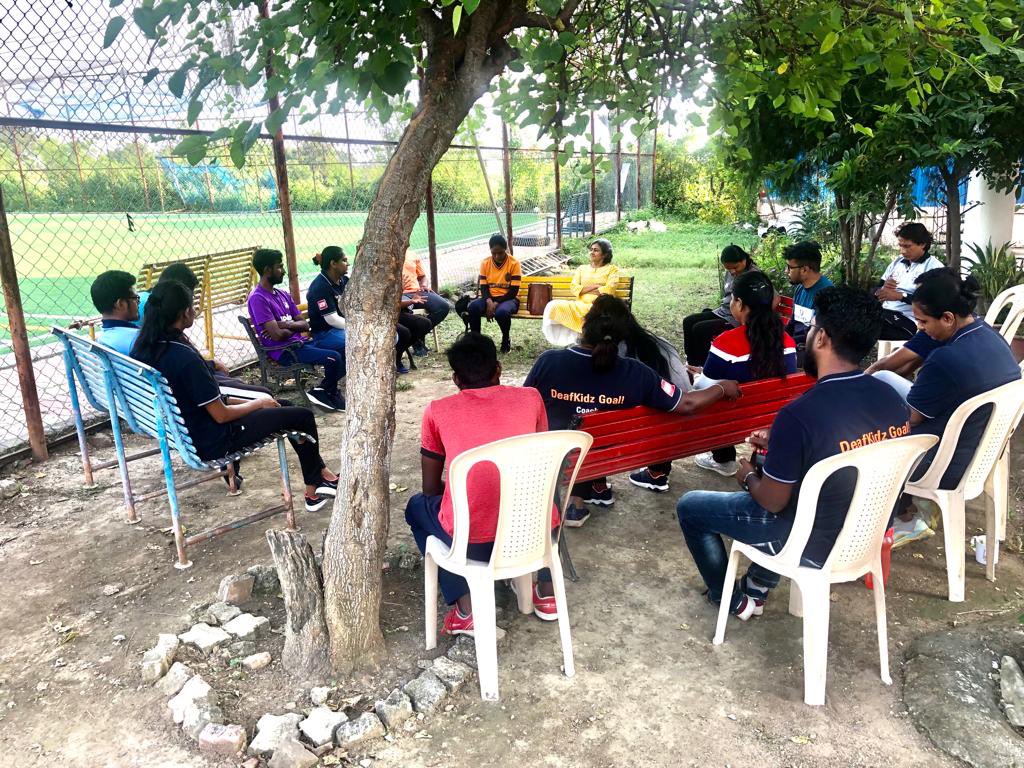 slumsoccer's tweet photo. An inspiring visit & insightful discussion with Rajashree Doshi Director #TFix incubator #TeachForIndia
Thank you so much for sharing and mentoring us in the journey of transforming children through football #transforminglives #positivelearning #changinglives https://t.co/CvgJ2aNpNz
