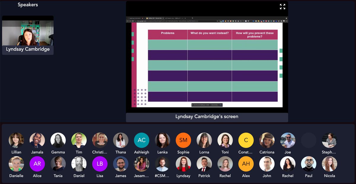 Tired of working 24/7 as a self-employed? Your mental health struggling from overworking?

Start with this sheet to get rid of what's not working for you anymore ❌ <a href="/LyndzCambridge/">Lyndsay Cambridge</a> from <a href="/Jammy_Digital/">Jammy Digital</a> at #CSMDay2021