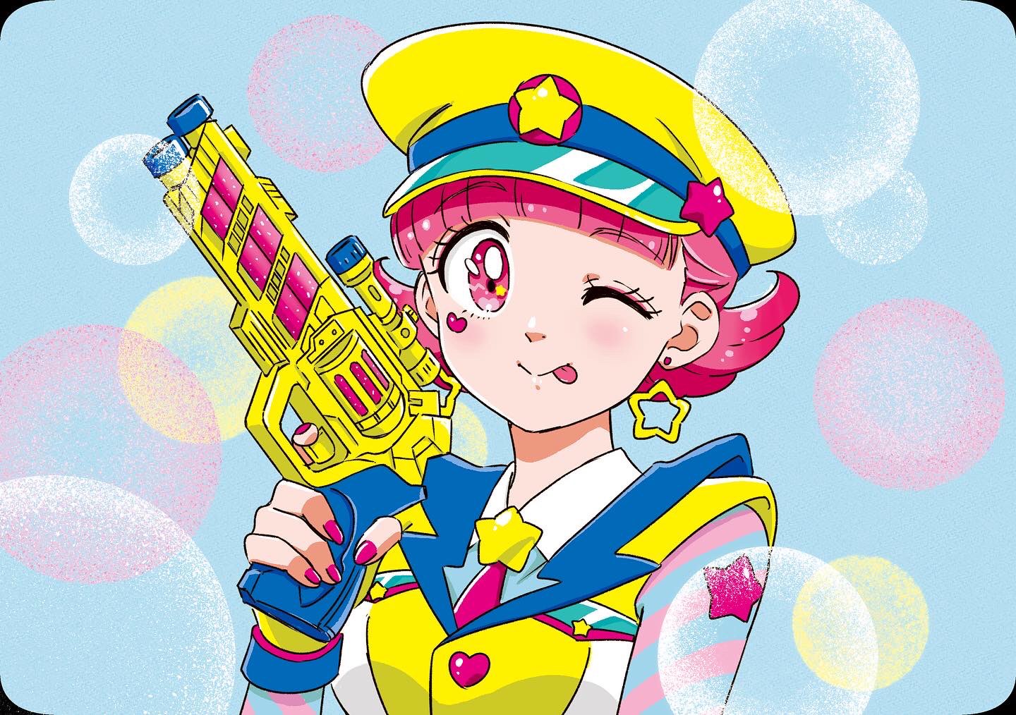 カラフルギア付きクリアトイガン　ピカ銃　ヨタくん カラフルギア付きクリアトイガン ピカ銃 ヨタくん