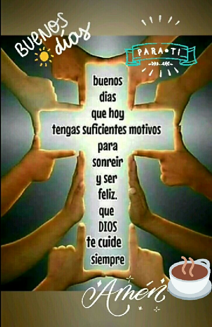 Gracias 🙏

Feliz día 😀☕💕