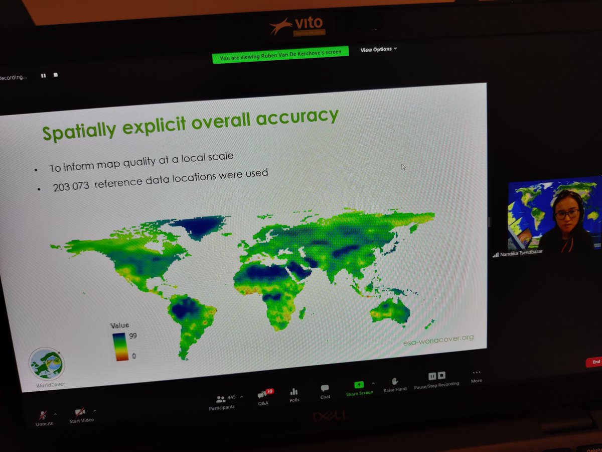 VITO_RS_'s tweet photo. What an amazing webinar!🥳

Together with our partners we are very pleased to share with you the brand new 10 m #WorldCover map, available free of charge to the entire community! 🗺️🤩

Stay tuned for the recording &amp; check out @RubenVDKerchove's new blog!
➡️https://t.co/OfKH4eG8Nt https://t.co/6aLchz0fYn