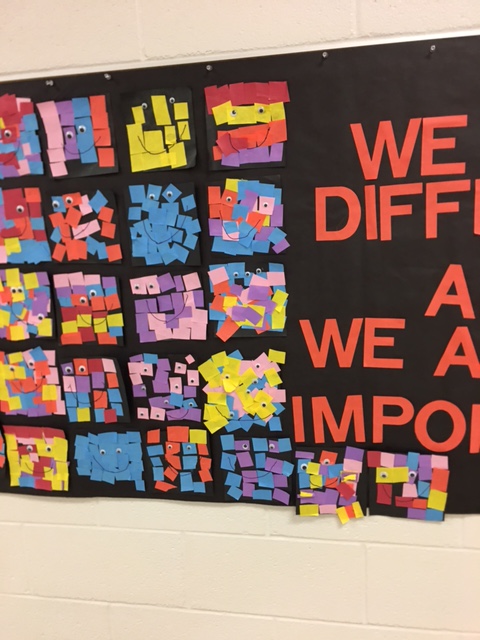 schcounselorday's tweet image. Celebrating Unity Day with some littles by reading The Legend of Spookley the Square Pumpkin. We talked about how our differences make us great and could someday help us save the day! We finished by creating our own Spookleys. #CCSUnity @VirginiaCrossEl