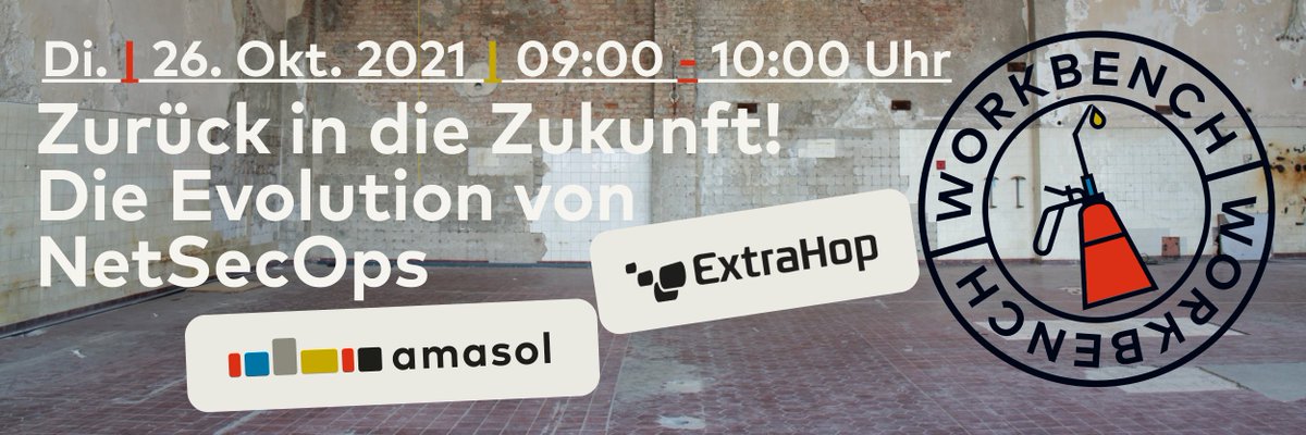 amasol_'s tweet photo. #Security vs. #Hacker

In diesem kompakten, einstündigen #Workshop erhalten Sie einen guten Überblick über die gängigsten Security-Technologien und ihren optimalen Einsatzbereich.

👉 https://t.co/2gfGOlKilR

#NetSecOps #cybersecurity #itsecurity #ExtraHop https://t.co/1bzofjO8a9