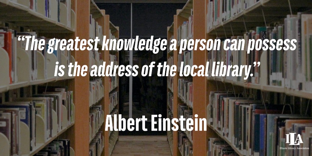 IllLibraryAssoc's tweet photo. #WednesdayWisdom #ILA https://t.co/fOUdhj0TXf