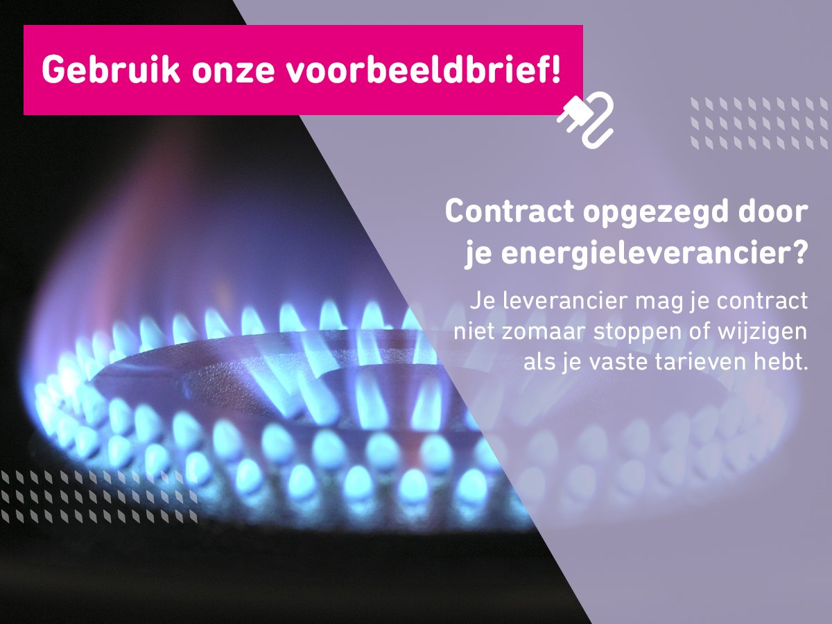 ACM ConsuWijzer on Twitter: "Je leverancier mag je contract met vaste