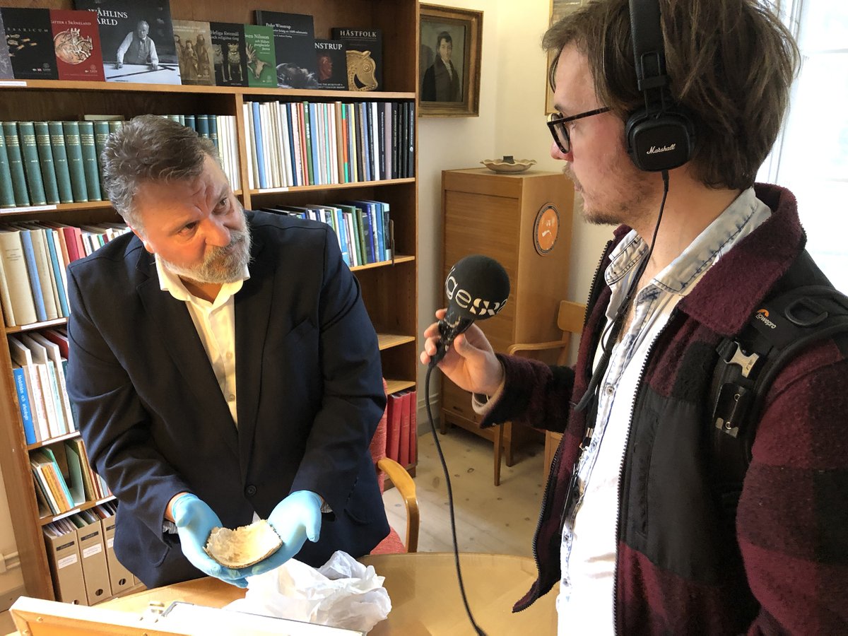 Besök av radion på #Framtidsveckan <a href="/Lundsuni/">Lunds universitet</a> – när museichef Per Karsten pratade om vad vi tror är ett fragment av självaste René Descartes kranium:
sverigesradio.se/avsnitt/180491…