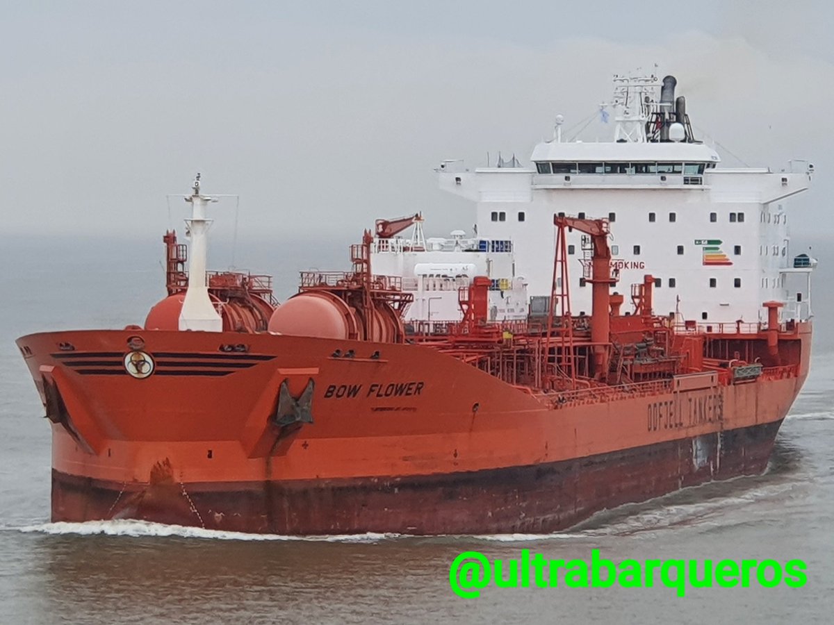 UltraBarqueros's tweet photo. Oil/Chemical Tanker Ship "BOW FLOWER" - Photo taken on board General Cargo Ship "BBC MARYLAND" #PuntaIndioChannel #RioDeLaPlata #Argentina - 13.10.2021 - 12:26 Local Time.
#ultrabarqueros #ultrabarqueros2 #pilots #pilotboat #merchantnavy #instaship #merchant #bulkcarrierships https://t.co/cBxKKCnTVw