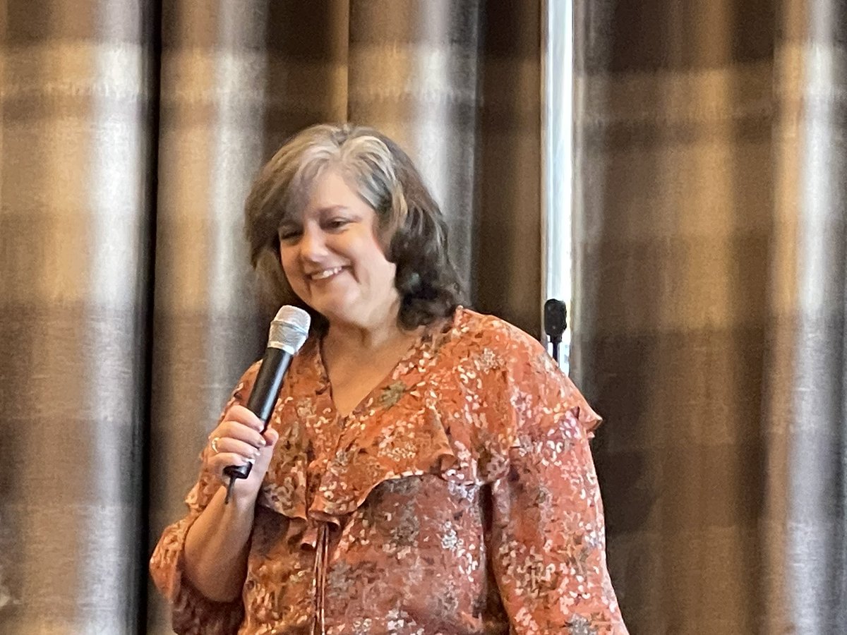 AarikaSandlin's tweet photo. A little morning inspiration from @Cindyjowarner and @NSPRA_ED at the @scnspra and @NCSPRA conference. #restorerebuildreconnect https://t.co/efNg7NscAd