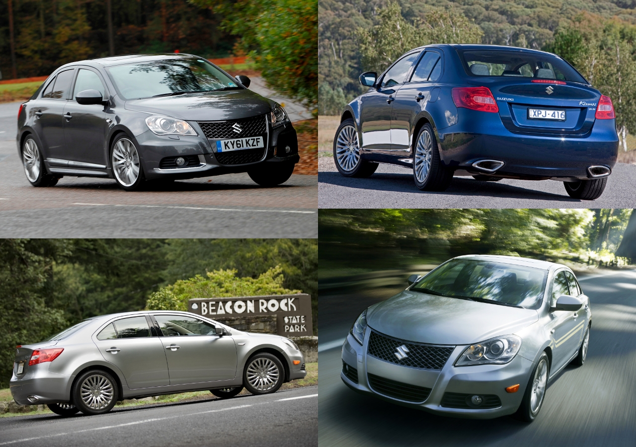 個性的な車を偏見で紹介するbot スズキ キザシ 絶妙にドイツ車似のデザインに微妙にドイツ車っぽい走りに絶妙に足りない高級 感をまとうdセグセダン 普通の人なら買う理由が全く無い絶妙な雰囲気と微妙なキャラ性は紛れもないスズキのセダンだ そのため