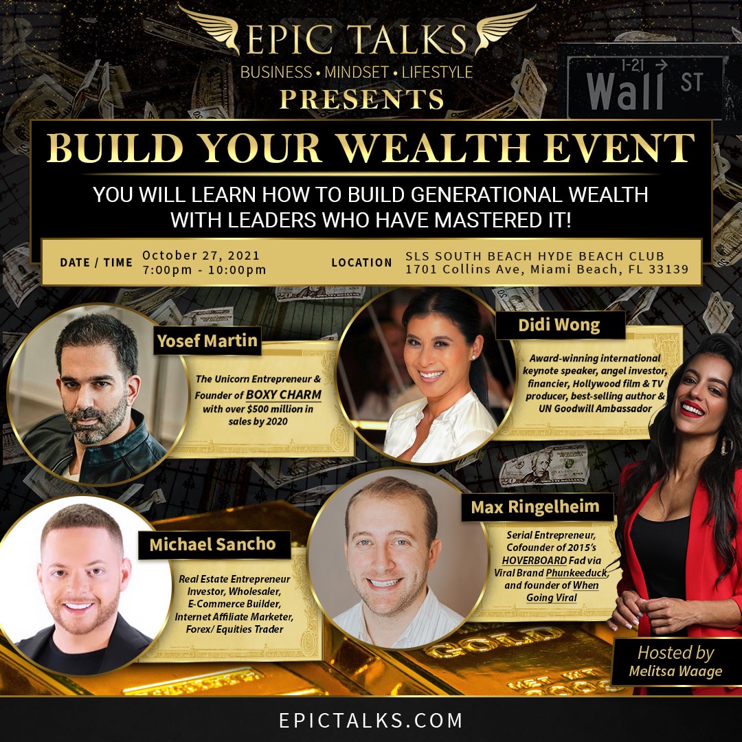 Our founder, <a href="/MaxRingelheim/">Max Ringelheim</a>, will be joining an awesome panel next week in Miami alongside <a href="/didiwong/">DIDI WONG</a>, <a href="/yosef_Martin/">yosef martin</a>, &amp; Michael Sancho. Thank you so much Epic Talks Miami and <a href="/Melitsa_Waage/">Melitsa Waage</a> for the opportunity!