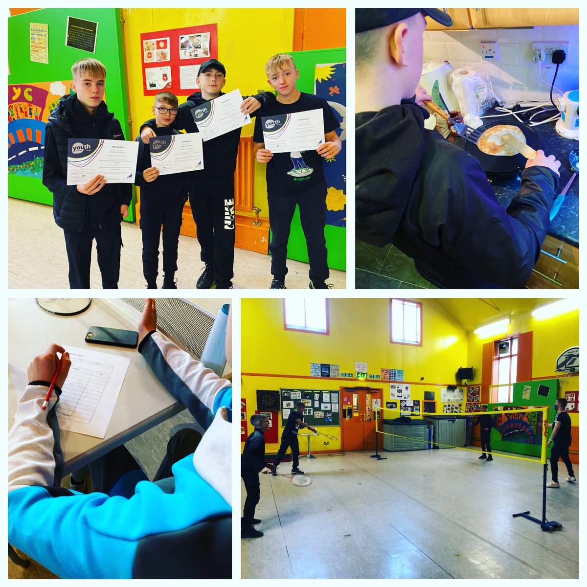 FAZ were preparing for their £5 meal challenge as part of their life skills project last week…and some of the young people received their Hi5 Award certificates! <a href="/YouthScotland/">Youth Scotland</a>  #Leith #Youthwork #Youthworkworks