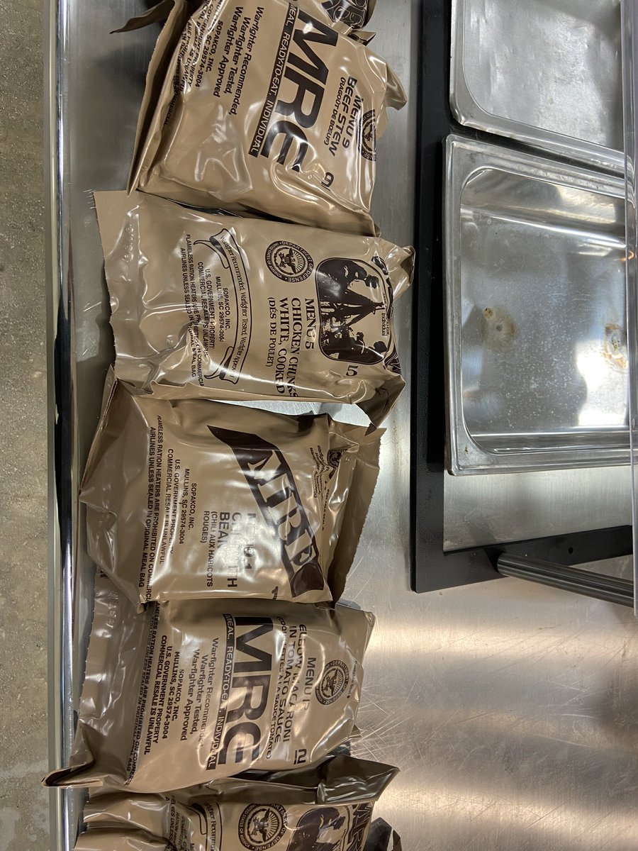 chefTharp's tweet photo. The National Guard is in the house!  Culinary MRE challenge in progress #scucisd https://t.co/NgMjevCgGn