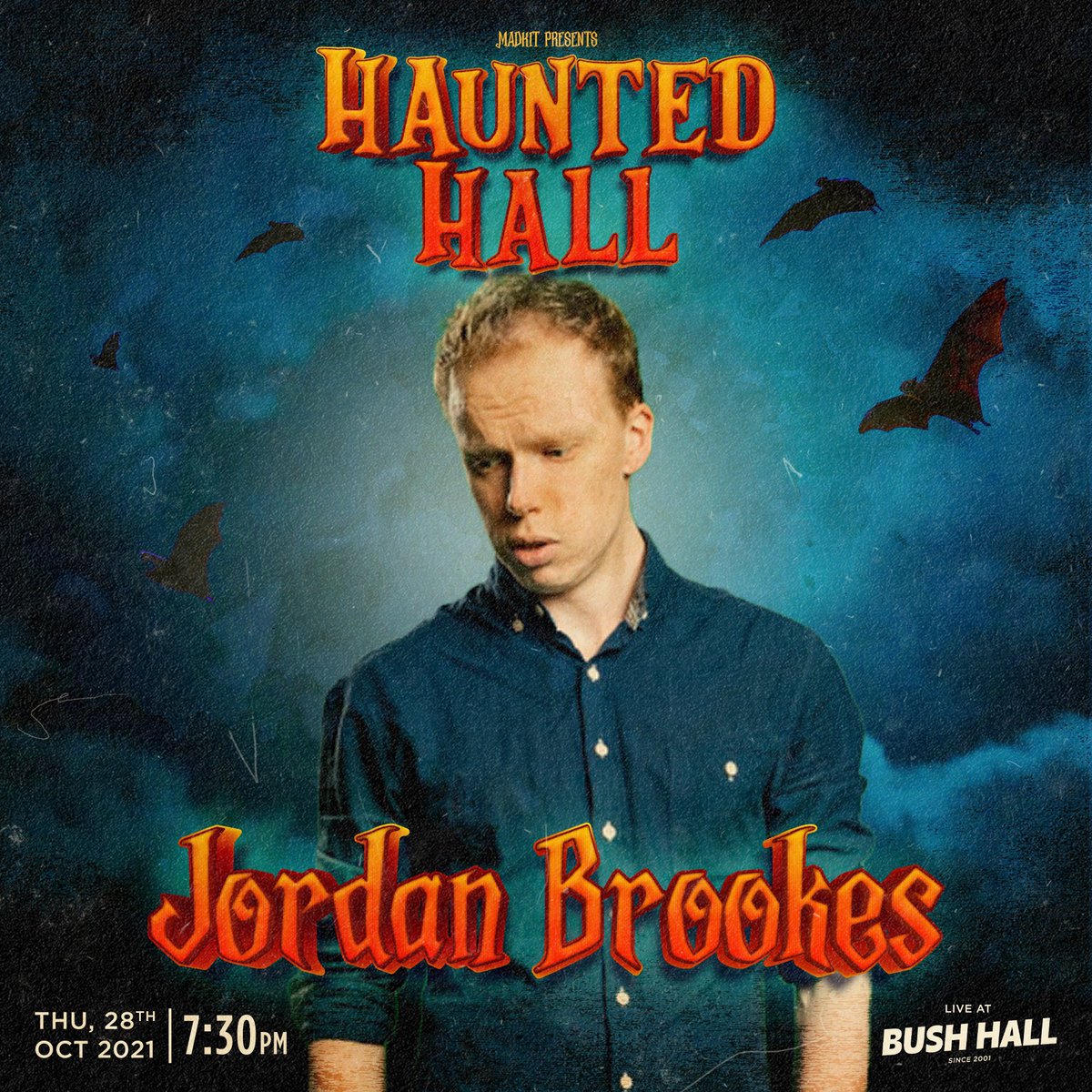 madeleinebye333's tweet photo. DONT FORGET THIS HELLL OF A HALLOWEEN NIGHT IS HAPPENING NEXT THURSDAY! @Bushhallmusic 

make sure to get tix quick if you want to come! 

Produced by myself &amp; @KittyWordsworth

ft 
@timkeyperson
@jordbrookes
@sikisacomedy
@siblings_comedy
@TomGlitter
@Talldarkfriend
@abcelya https://t.co/DVh5pZuC0c