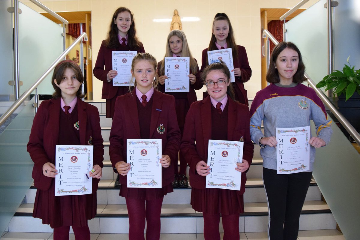 StMarysHSNewry's tweet photo. Congratulations to all our Year 10 students who received certificates and badges for receiving the most merits throughout September and October. https://t.co/UUTsUyCwRa
