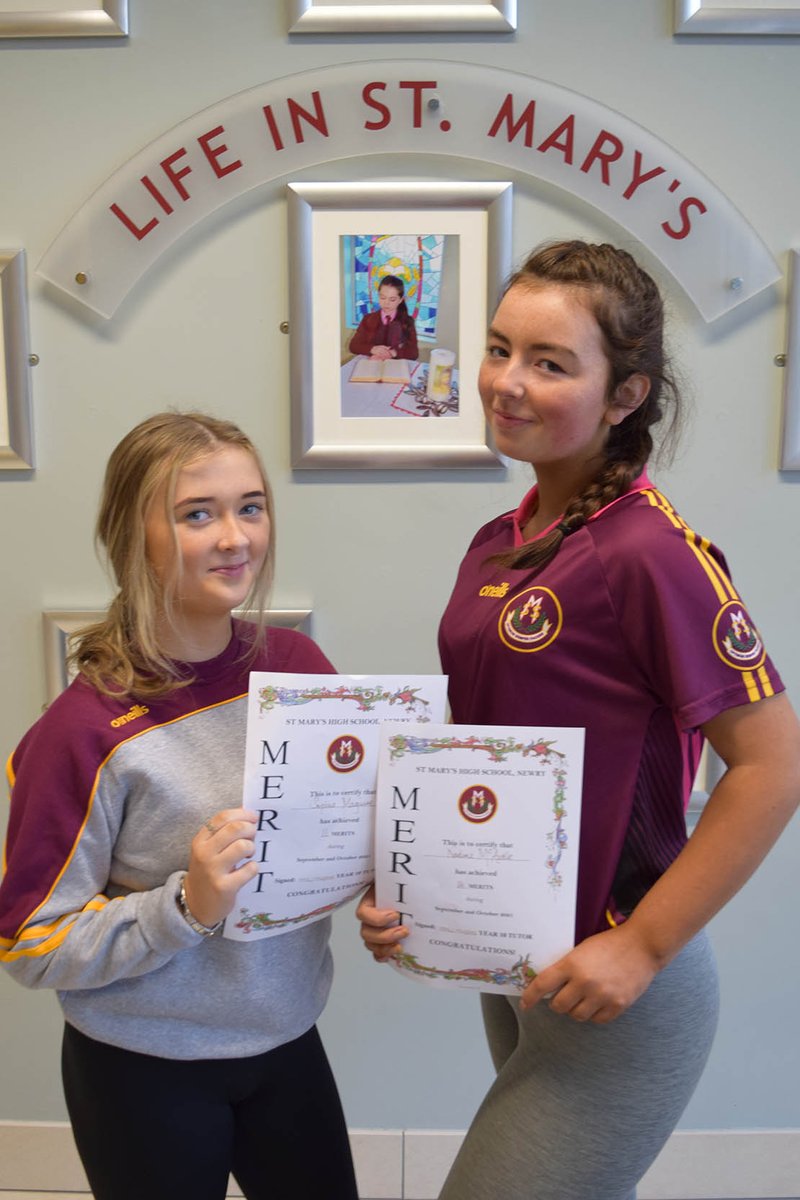StMarysHSNewry's tweet photo. The top merit scorers in each class were
1004 - Sophie Maguire and Nadine Mc Ardle
1010 - Erin O’ Brien Haughey
1021 - Agata Bardadyn
1027 - Anna Brolly
The top merit scorers in Year 10 were Sophie Maguire and Nadine Mc Ardle. 
Keep up the great work girls. https://t.co/JAJKLAp8nL