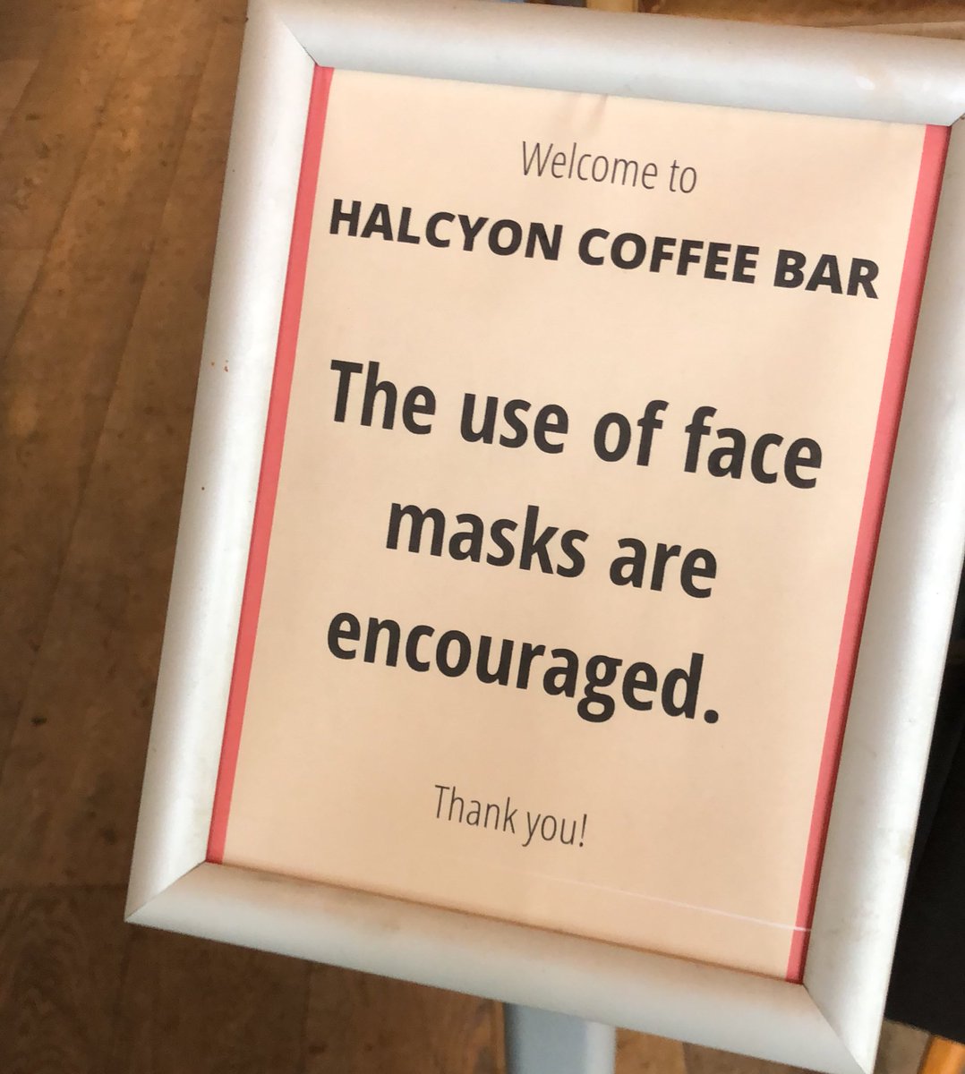 Hey <a href="/halcy/">halcy</a> if “masks are encouraged” why don’t your staff wear masks? #justsayin