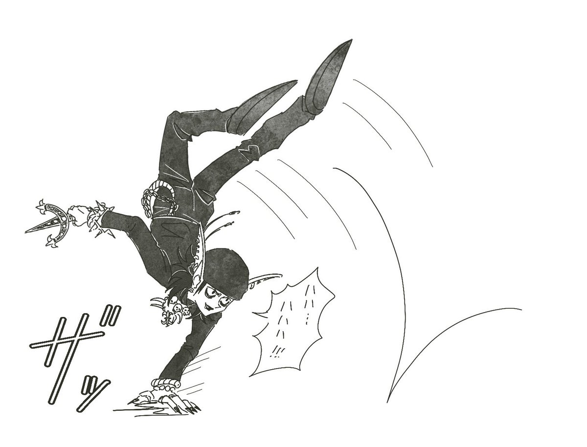 らくがき。
動ける系王天君を考えたかった。 