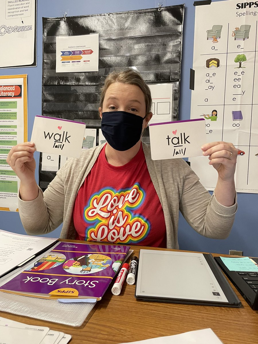 Using the heart word strategy to help us map irregular sounds in high-frequency words! ❤️ #TeamLakewood