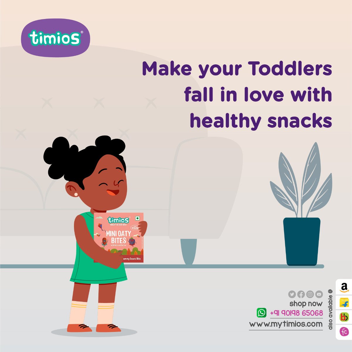 Mytimios's tweet photo. Timios Mini Oaty Bites made with 4 super ingredients (Dates, Oats, Berries and Honey) for your toddlers. 
Order now - https://t.co/AcAsrMNmFq

#Timios #HealthySnack #Mytimios #FoodForKids #KidSnacks #NoJunkFood #MultiGrain #Munchies #HealthySnacks #KidsFood #SnackTime https://t.co/BYfuN1GVYQ
