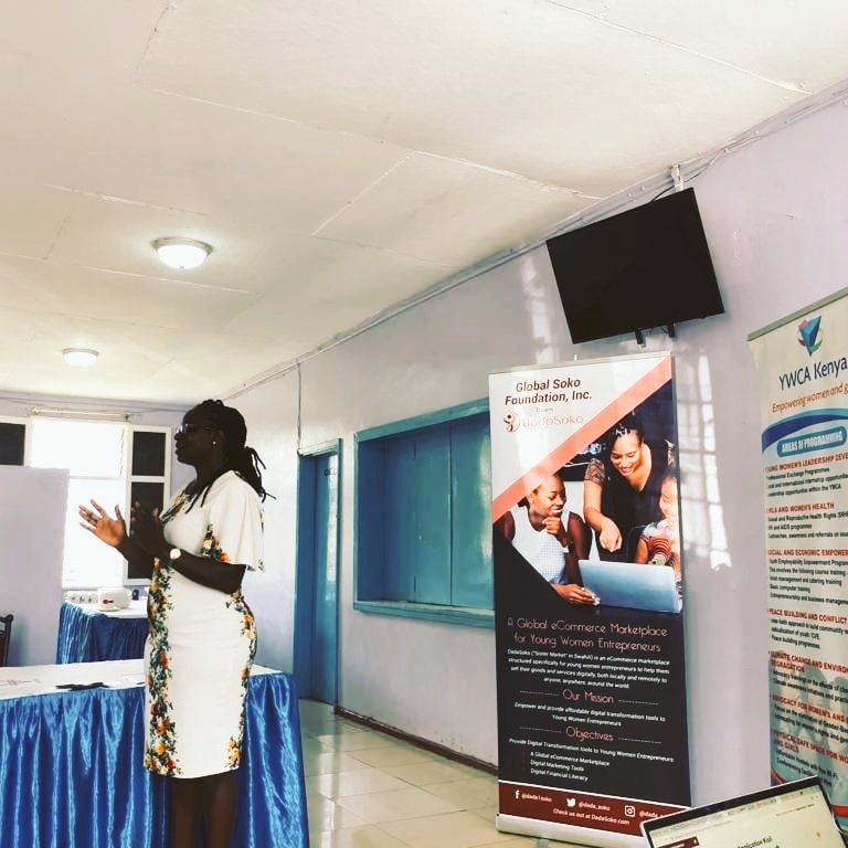 Dada_soko's tweet photo. We partner with different organisations to training Young Women Entrepreneurs on e-Commerce & Digital Marketing of their Innovative Products. Thank you @kenyaymca
#supportlocalbusiness
#womenempowerment
#womeninbusiness
#creativewomen
#creativewomencommunity https://t.co/XGS5ZVu0dd