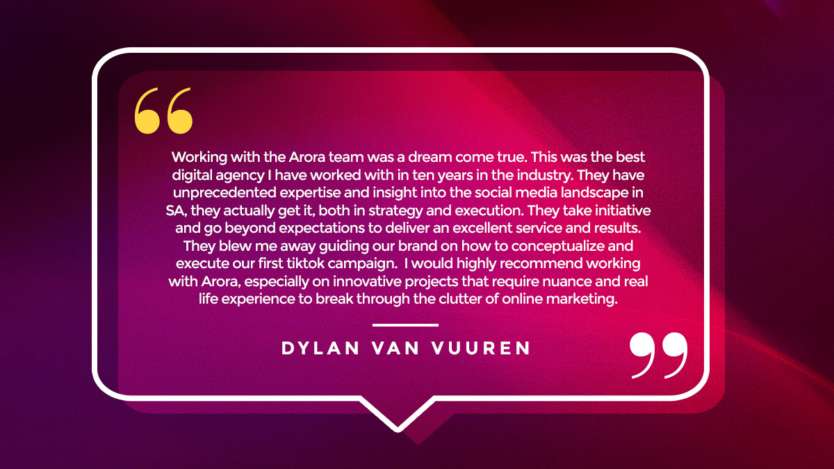 online_arora's tweet photo. Spilling the tea 🍵

We adore hearing from our clients and appreciate all the feedback we get! Here is what Dylan van Vuuren had to say about our recent TikTok Lacoste campaign collaboration. 

#Crocosign #reviews #shoutouts #aroraonline #digitalmarketing #TikTok https://t.co/nyM2ly5ZPl