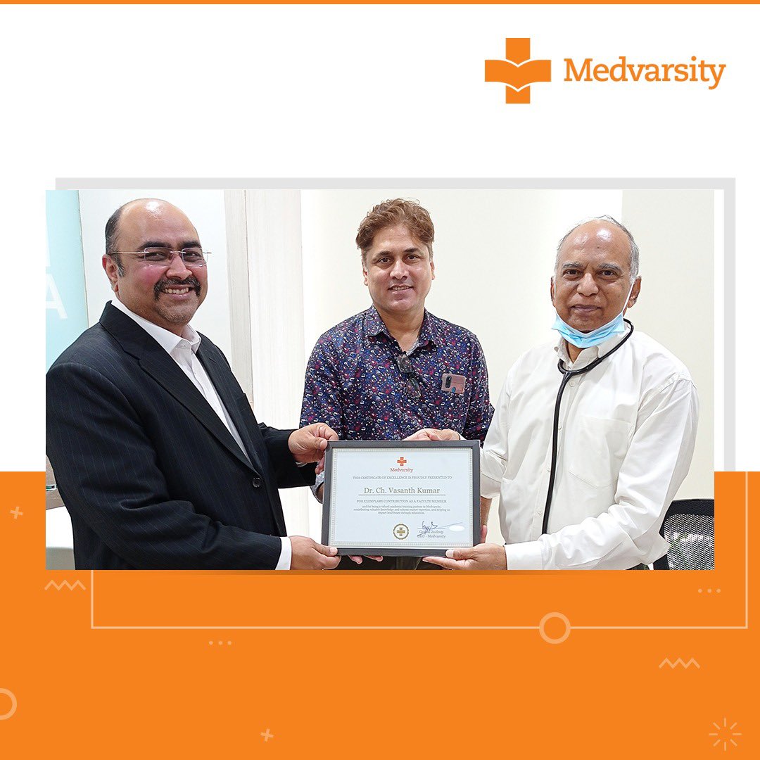 Medvarsity's tweet photo. A token of our appreciation and gratitude to the stalwarts of the medical industry for their outstanding contributions to healthcare, and society.
#Medvarsity #Healthcare #MedicalEducation #CoursesForDoctors https://t.co/etlRlaM0My