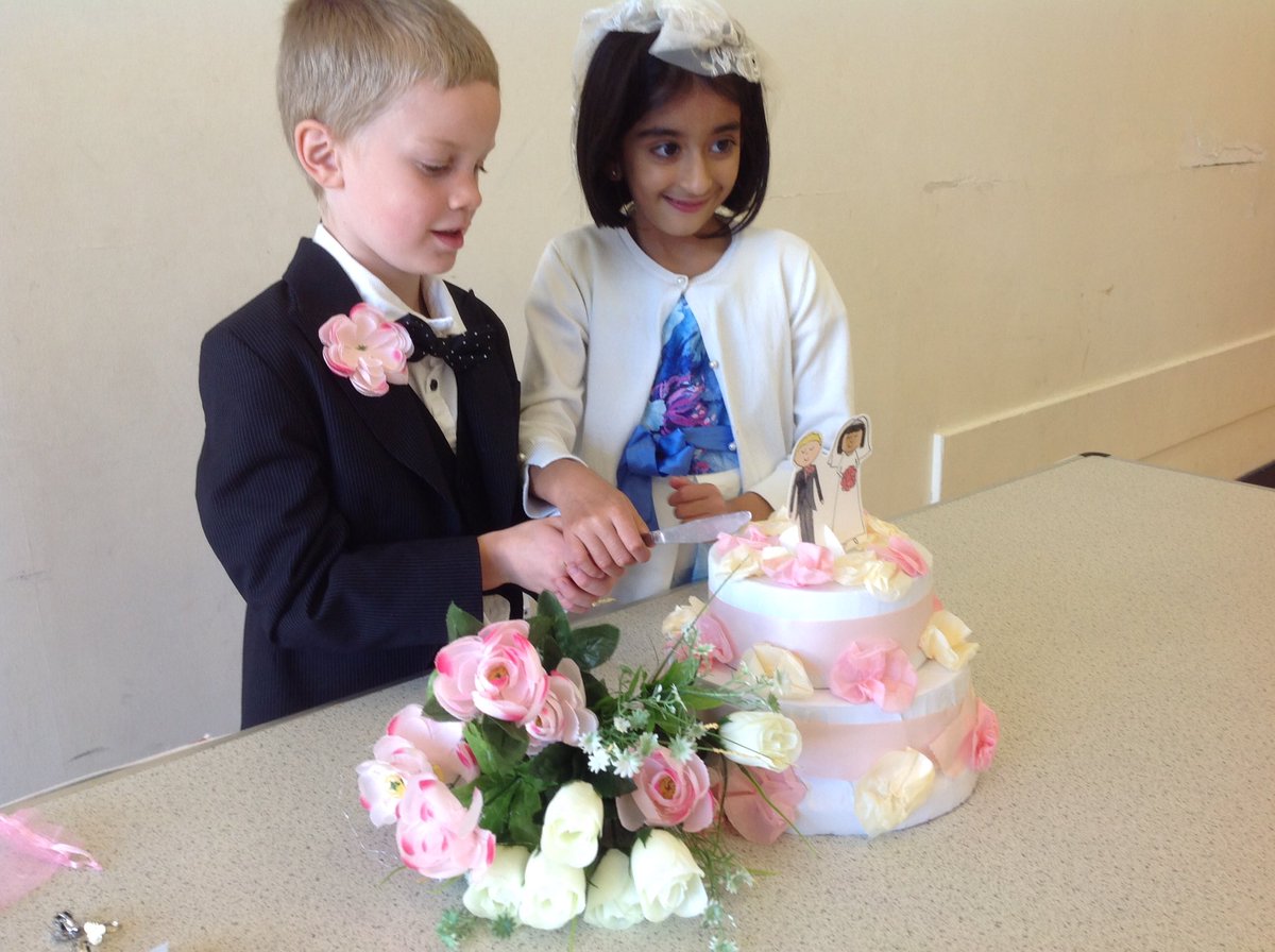 What a lovely afternoon in Year 2. After spending the half term finding out about some of the ways Christians use the church, we finished off by acting out a Christian wedding ceremony. Everyone came in dressed for the occasion and we had a wonderful wedding. Well done Year 2.