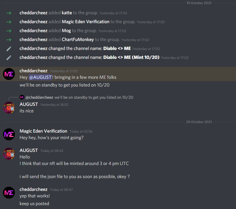 🦾🦾🦾 After the public sale we will be featured on MagicEden  and 1 more which we cannot name(secret)