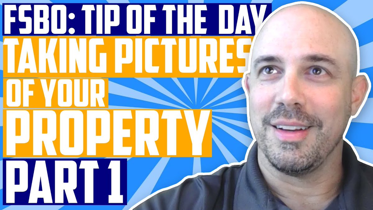 WOCFP's tweet photo. FSBO Tip of the Day: Taking Pictures of your Property (Part 1) 

You will see here the first part of the Do's and Don'ts on how to get good pictures of your house 

Video Link: https://t.co/rjXypo8KrI https://t.co/f5pEO2WR6K