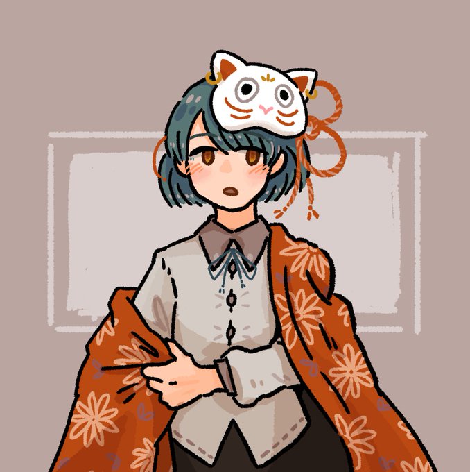 和風っぽい #落書き#イラスト 