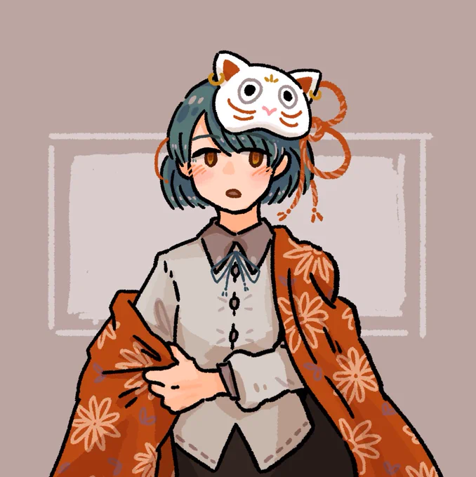 和風っぽい #落書き#イラスト 